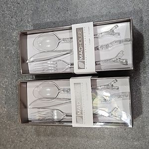 Madhouse by Michael Aram Designs Plastic Branch Flatware--12 pcs